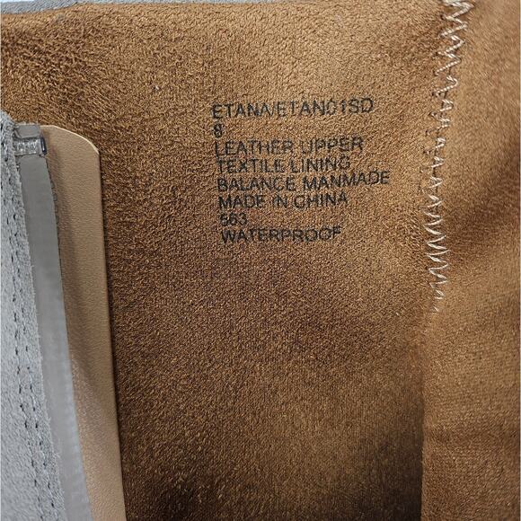 BLONDO ALIDA WOMEN'S SUEDE LEATHER BOOTS – SIZE 8 – WATERPROOF – GRAY – NWT - Picture 8 of 11